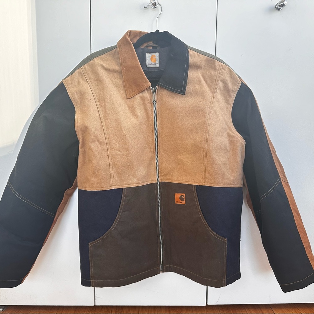 CARHARTT Color Blocked Reworked Jacket Size L - UNISEX